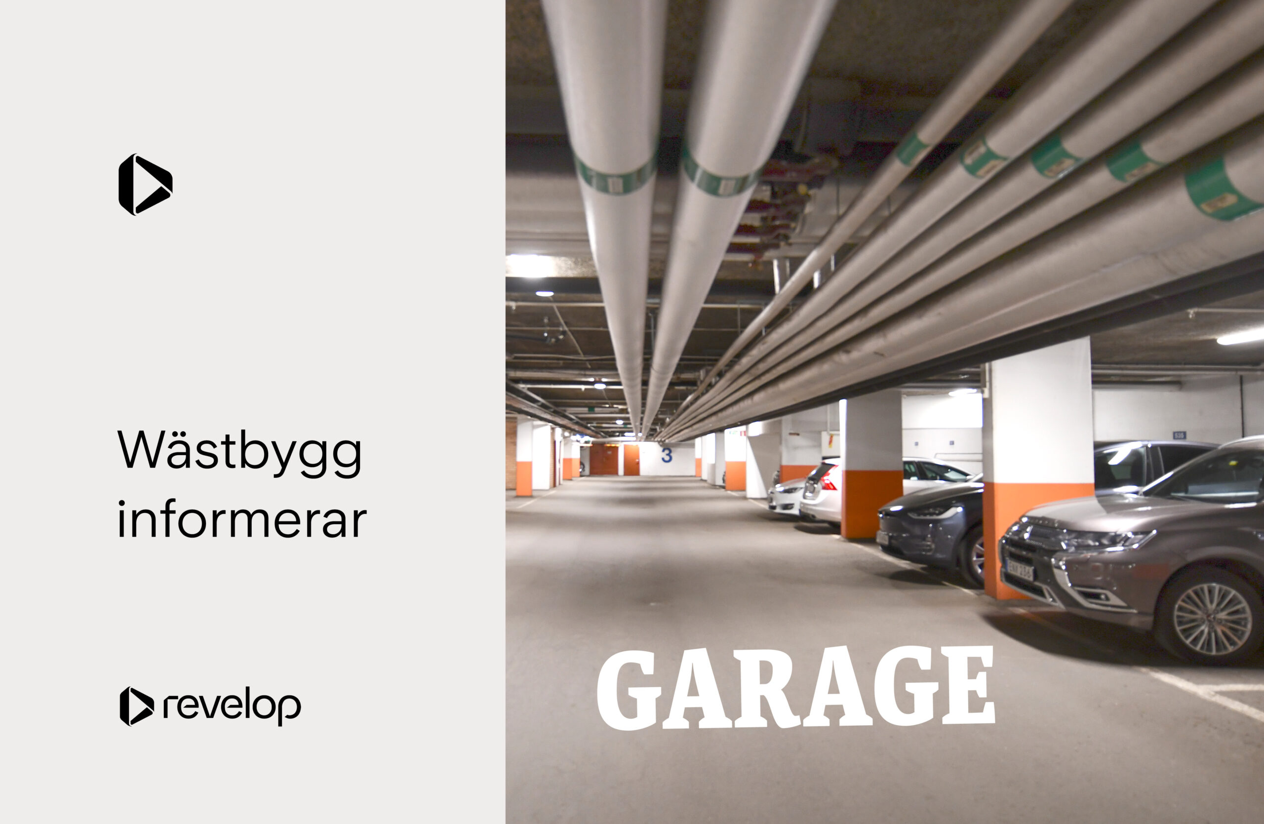 Avspärrning parkeringsplatser garage samt garagearbeten